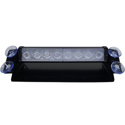 Giroflex Interno 12V Led Viatura Polícia Guincho Parabrisa Strobo Giroled Rayx Lt2032 Azul/Vermelho - 4