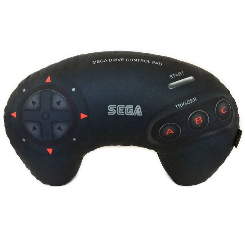 Almofada Gamer Controle de Videogame Mega Drive - 1