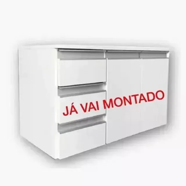Ver imagem 2 de Gabinete Suspenso Banheiro Super Luxo com Suporte Ecopux Ecogbs-5 - Ecoplanejados