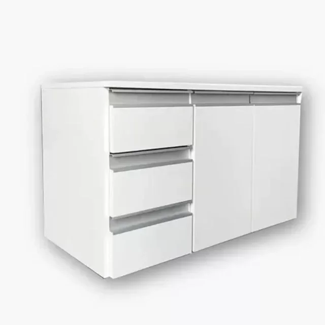 Gabinete Suspenso Banheiro Super Luxo com Suporte Ecopux Ecogbs-5 - Ecoplanejados - 1