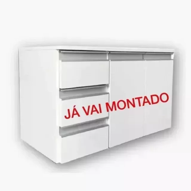 Gabinete Suspenso Banheiro Super Luxo com Suporte Ecopux Ecogbs-5 - Ecoplanejados - 2