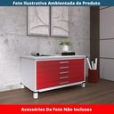 Ver imagem 5 de Mapoteca 5 Gavetas Pandin 120cm (larg) Inmetro Tampo Mdp Cinza