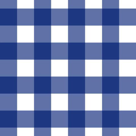 Papel de Parede Doce Estilo Xadrez Azul 82021