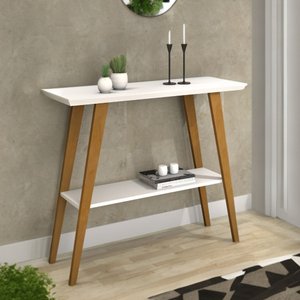 Aparador Monaco 2 Prateleiras Mdf Versátil P/ Buffet Gourmet