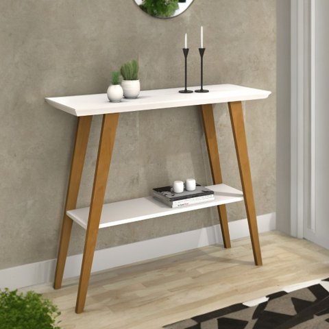 Aparador Monaco 2 Prateleiras Mdf Versátil P/ Buffet Gourmet