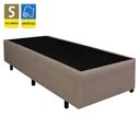 Ver imagem 2 de Cama Box Solteirão Sintético Bege Emth 96x203x40