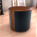 Ver imagem 2 de Puff Banqueta Redondo Luxo Copenhage Matrix