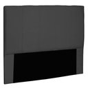 Ver imagem 1 de Cabeceira Casal 1,40m Ravenna Suede - Pallazio - Preto