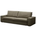 Ver imagem 7 de Sofá Retrátil Reclinável para Sala 3 Lugares 230cm Varsov F04 Veludo Amêndoa - Lyam Decor