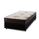 Ver imagem 2 de Conjunto Cama Box Solteiro c/ Molas Ensacadas Allura Preto 88x188x58