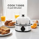 Ver imagem 7 de Elite Gourmet Egg Cooker 7 Ovos com Auto Desligamento e Bandeja de Pochar (inox)