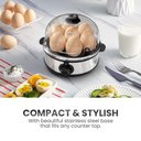 Ver imagem 5 de Elite Gourmet Egg Cooker 7 Ovos com Auto Desligamento e Bandeja de Pochar (inox)