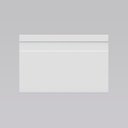 Ver imagem 1 de Kit 20m Linear Rodapé Pvc Edge Branco Frisado 10cm X 15mm X 2m