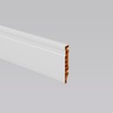 Ver imagem 3 de Kit 20m Linear Rodapé Pvc Edge Branco Frisado 10cm X 15mm X 2m