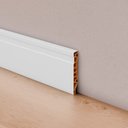 Ver imagem 4 de Kit 20m Linear Rodapé Pvc Edge Branco Frisado 10cm X 15mm X 2m