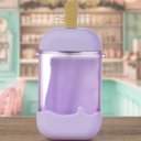 Ver imagem 2 de Copo Infantil Picolé 400ml 19x8x8cm Lilás