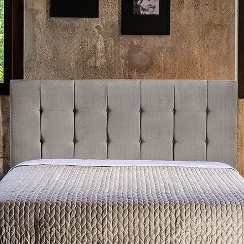 Cabeceira - Painel - Duo 03 - Linho Bege 12930 - 168x68x07 Queen