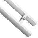 Ver imagem 2 de Puxador Porta de Madeira ou Vidro 4cm x 1,5cm Inox - Escovado Loja da Indústria 800mm x 600mm