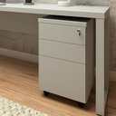 Ver imagem 1 de Gaveteiro Móvel P/ Escritório 3 Gavetas e Chave Alto Padrão