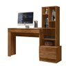 Escrivaninha Mesa de Computador Lion com Estante e 1 Gaveta Cinamomo Mel Cinamomo Mel - 1