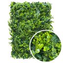 Ver imagem 3 de 5 Painéis Jardim Vertical Artificial Samambaia e Eucalipto Revestimento para Parede Verde Premium