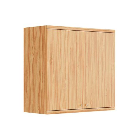 Armário Aéreo P/ Cozinha Sauvignon 2 Portas 80cm Amendoa - Ronipa