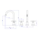 Ver imagem 4 de Torneira Misturador Deca Duna Clássica 1877.c64 de Bancada Cromada Cromado 1877.c64