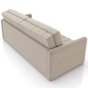 Ver imagem 7 de Sofá Cama Retrátil para Sala de Estar 192cm Porthos M03 Veludo Bege - Lyam Decor
