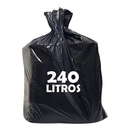 Saco de Lixo 240 Litros Super Reforcado 100 Unidades Lx240 - 1