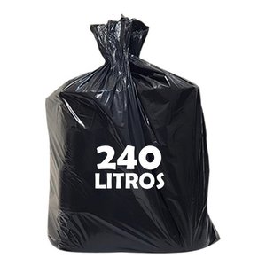 Saco de Lixo 240 Litros Super Reforcado 100 Unidades Lx240