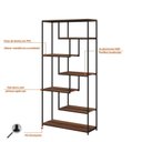 Ver imagem 5 de Estante Alta para Livros em Mdp Florença