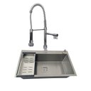 Ver imagem 1 de Cuba Gourmet Quadrada Aço Inox 304 78x45cm com Torneira