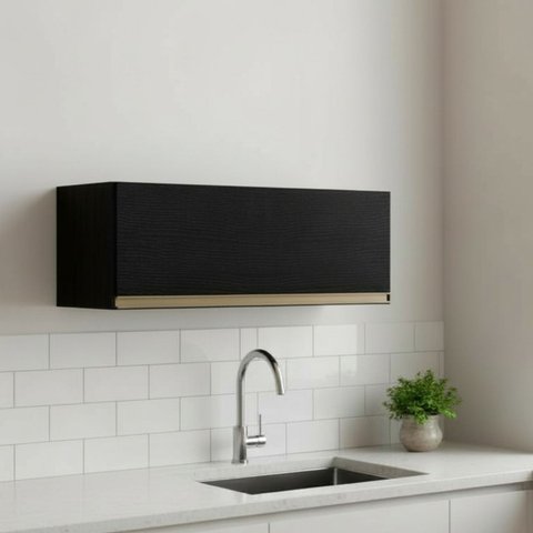 Aéreo Basculante para Cooktop Essenza 1 Porta 80cm Móvel na Caixa