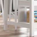 Ver imagem 3 de Bancada Gourmet Ilha Cozinha+ Kit Luz+2 Banq. Ditália Branco