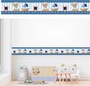 Ver imagem 1 de Faixa Adesiva Decorativa Urso Marinheiro 3mt
