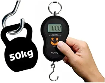 Balança Digital Gancho Portátil até 50kg - 4