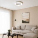 Ver imagem 2 de Luminária Plafon Redondo Luz Indireta Sobrepor 30cm + 4 Lâmpadas LED