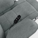 Ver imagem 5 de Poltrona do Papai Reclinável Pietra Elétrica Led Massagem Fh9 Linho Cinza - Mpozenato