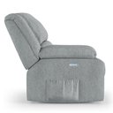 Ver imagem 4 de Poltrona do Papai Reclinável Pietra Elétrica Led Massagem Fh9 Linho Cinza - Mpozenato