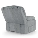 Ver imagem 6 de Poltrona do Papai Reclinável Pietra Elétrica Led Massagem Fh9 Linho Cinza - Mpozenato