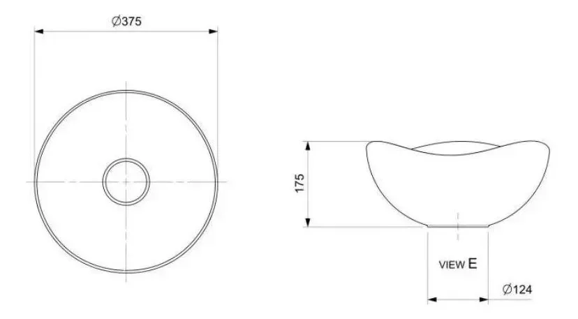Cuba Apoio Matte White Redonda 18x37x37cm Ruy Ohtake Roca - 5