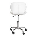 Ver imagem 4 de Cadeira Office Eiffel Slim com estofado de couro sintético Branca