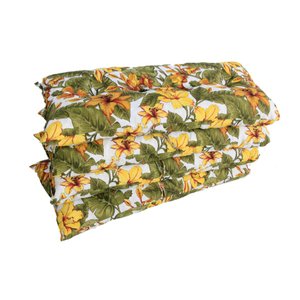Kit 04 Almofadas P/ cadeira Poltrona caninha da índia e vime