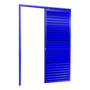 Ver imagem 1 de Porta de Correr Suspensa Veneziana Esq L.25 Azul 210x70 Brimak