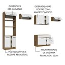Ver imagem 5 de Armário de Cozinha Completa 350cm Rustic/Branco Agata Madesa 01