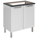 Ver imagem 1 de Balcão para Cooktop 4 Bocas com Tampo Tarsila 2 Portas Branco Itatiaia