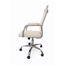 Ver imagem 2 de Cadeira Presidente Esteirinha Florença Relax Couro Pu Nude