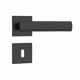 Fechadura Interna 813/35 Roseta Quadrada Preto Fosco Broca 40mm Stam - 1