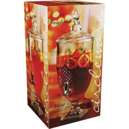 DIAMOND REFRESQUEIRA 51x20x20cm 4,5L CRISTAL ECO TRANSP - 2