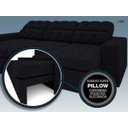 Ver imagem 7 de Sofá 3 Lugares Net Jobim Assento Retrátil e Reclinável 2,05m (L)